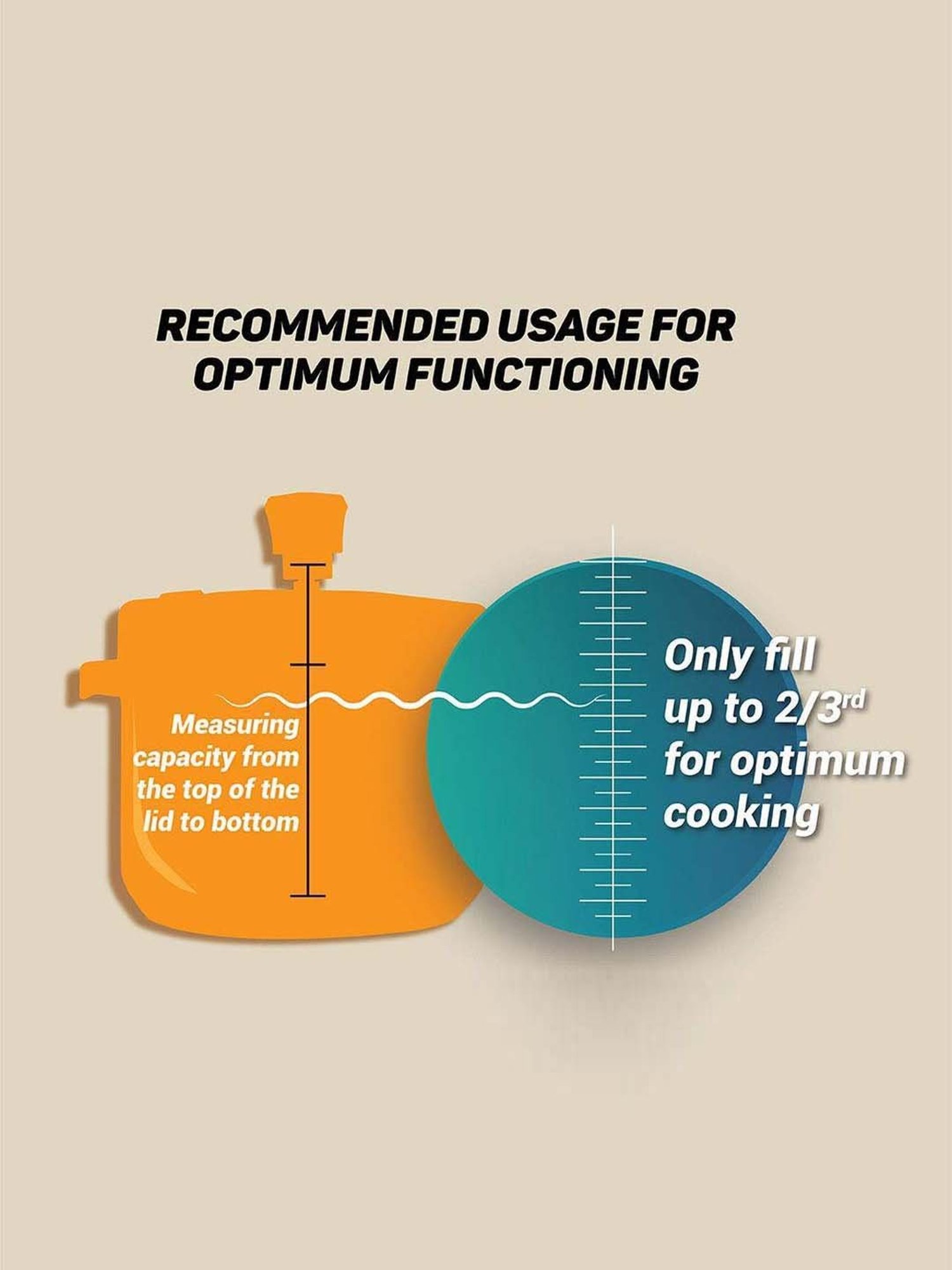 Pigeon Silver & Black Aluminium 26 cm Induction Friendly Pressure Cooker (3.5 L) - Set of 1