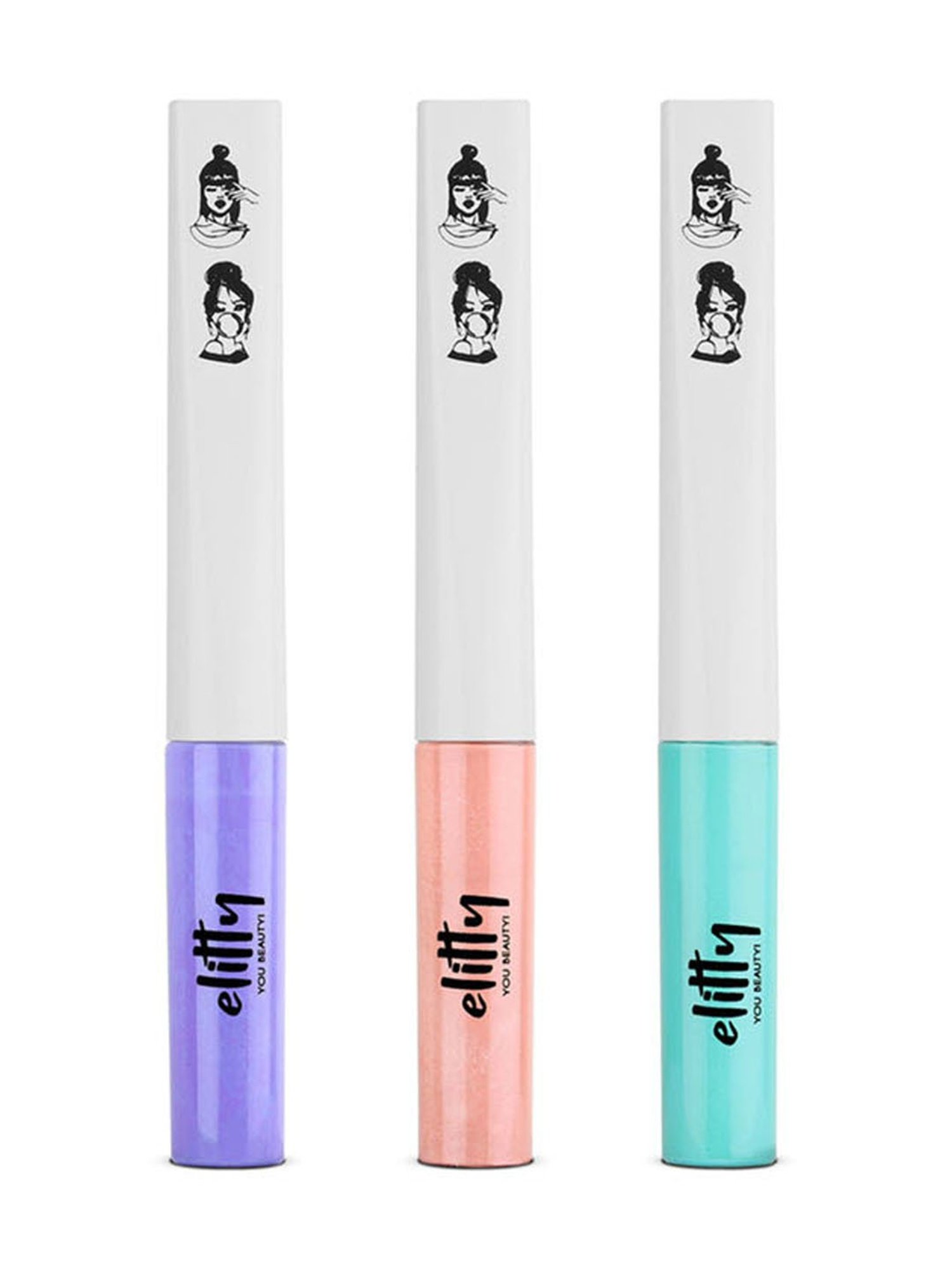 Elitty Eye Gotta Feeling Pastel Pop Eyeliner Combo, Pack of 3