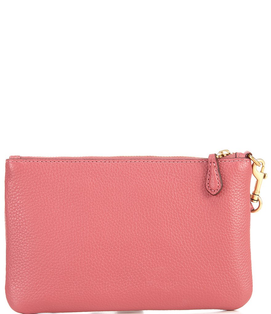 HOBO Link Leather Zip Wristlet