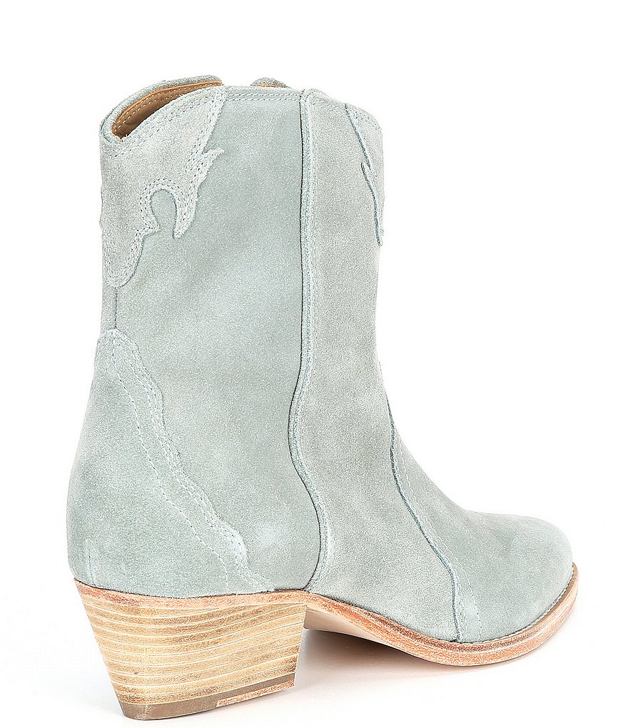 Free People New Frontier Suede Western Booties