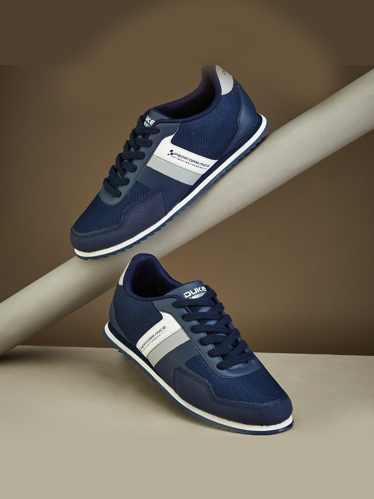 Duke Men's Navy Casual Sneakers