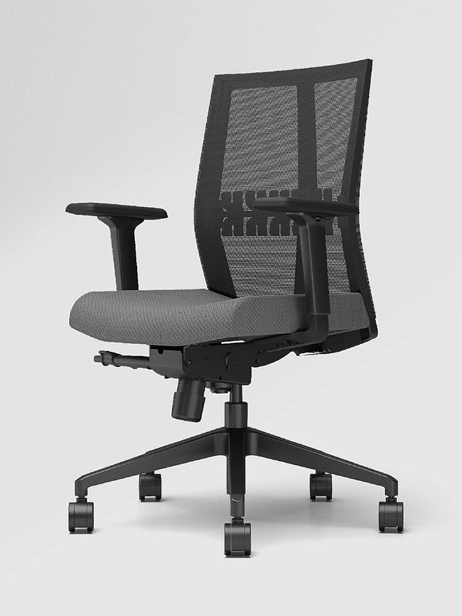 Godrej Interio Aero Full Grey Fabric Standerd Office Executive Chair