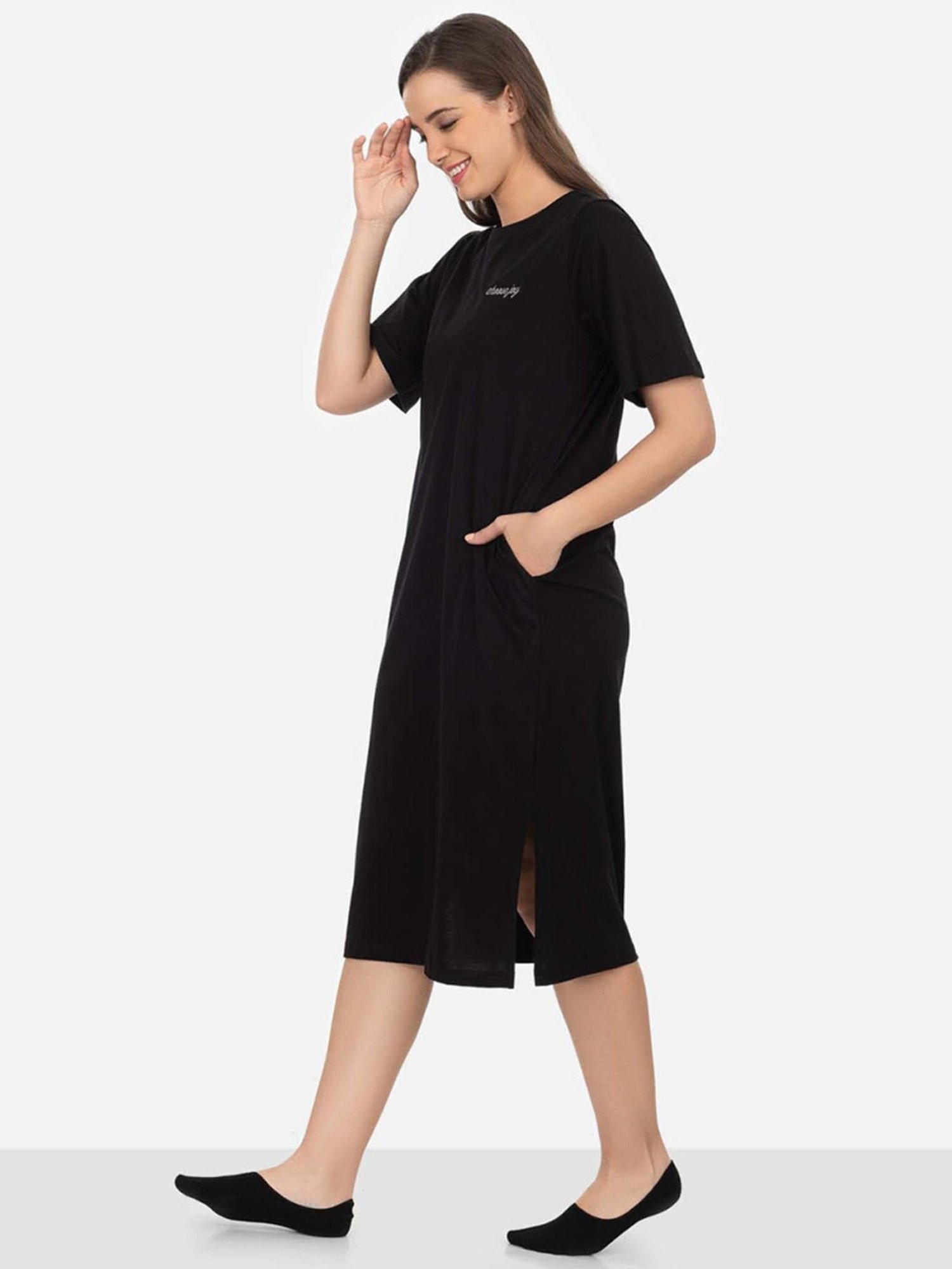 The Calm Collective Black Jesse Knit Dress