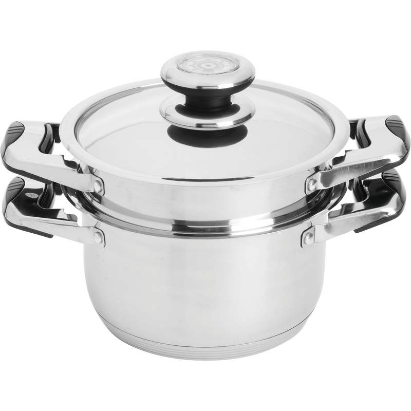 ScanPan Classic Black Recycled Aluminum 2-Piece Fry Pan Set 