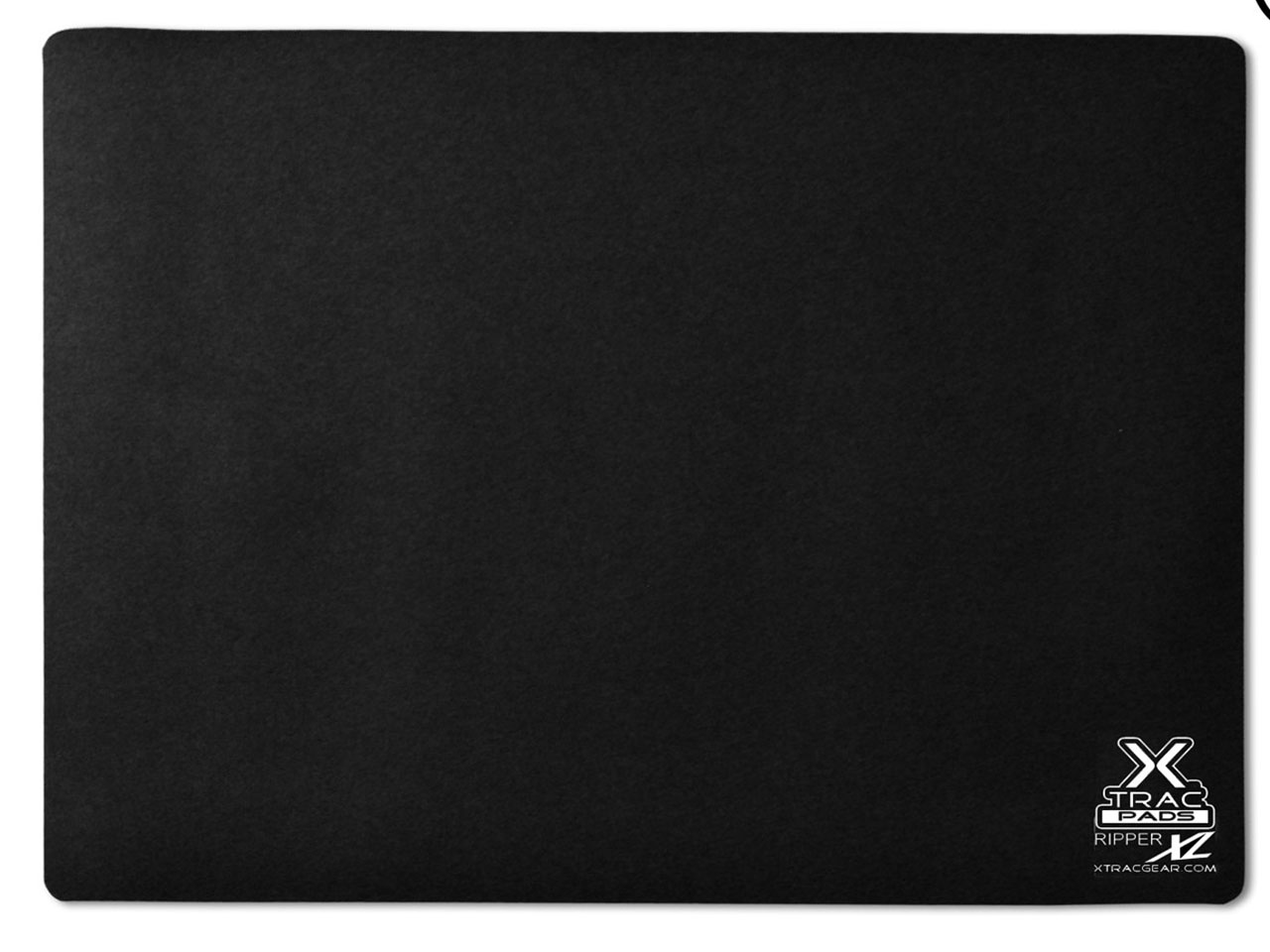 Mouse pad, XTracPads Carbonic XXL Desk moue pad Mat, 13x 36x0.1 inches, Polished textile surface, Overlock stitch edges, Desk Mat Desk Mouse Pad with Comfortable Writing Surface for Office and Home