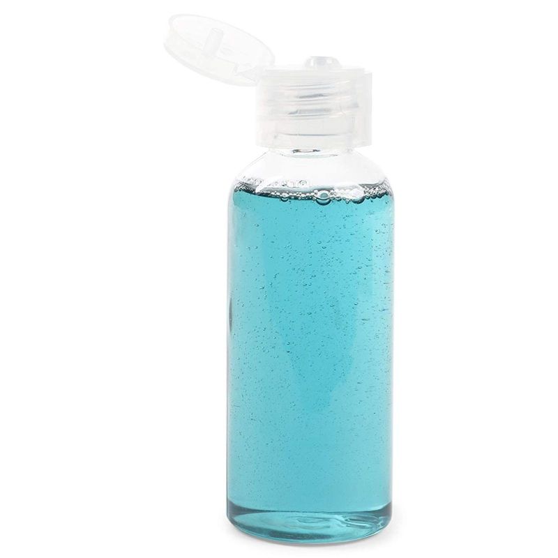 Juvale 12 Pack Plastic Travel Bottles, Empty Travel Containers with Flip Cap (2 oz)