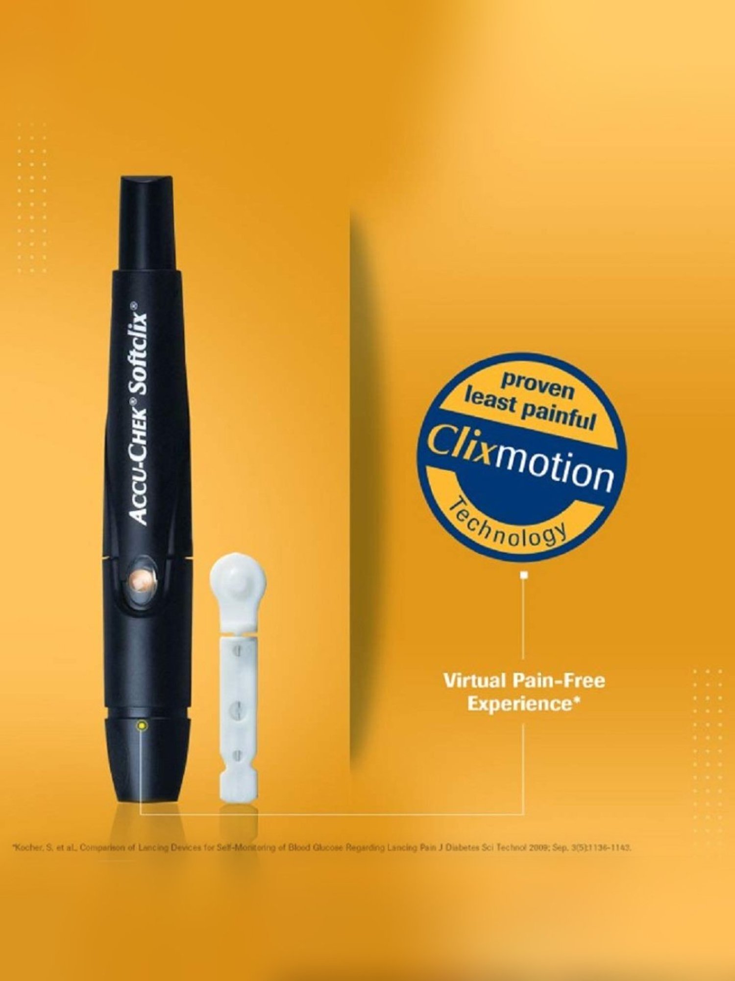 Accu Chek Softclix Lancet Pack of 200 (Multicolor)