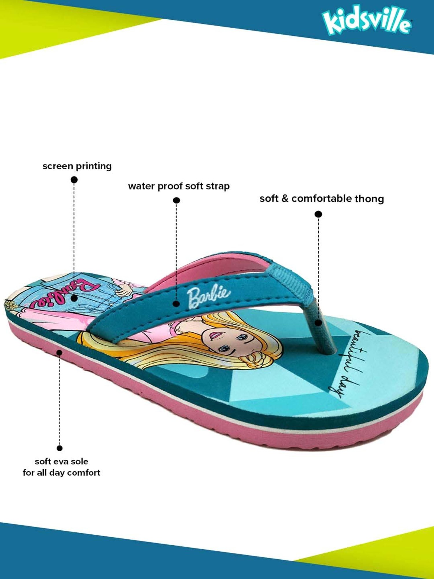 Passion Petals Kids Pink Sling Back Clogs