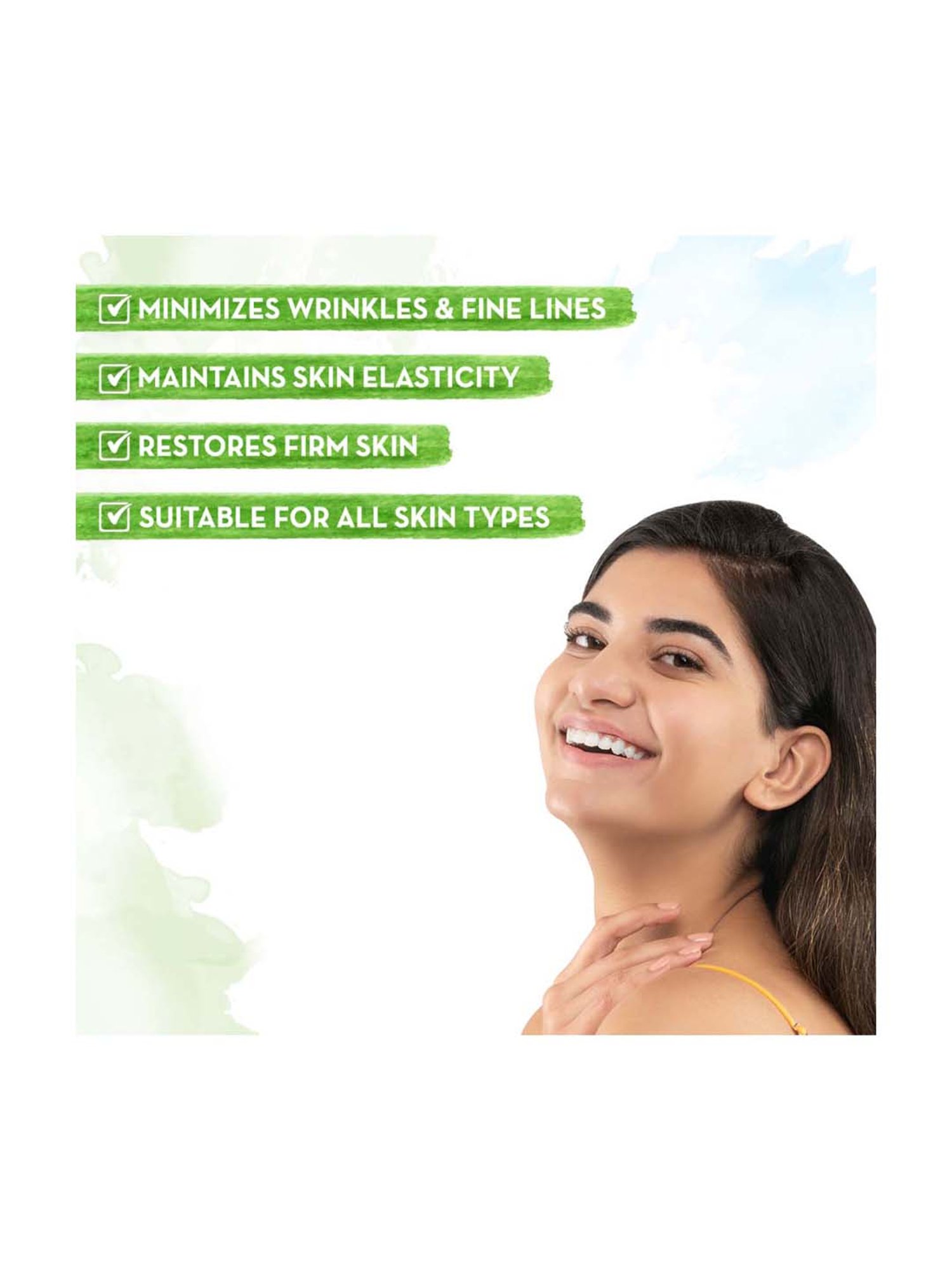 Mamaearth Green Tea & Collagen Bye Bye Face Cream - 30 gm