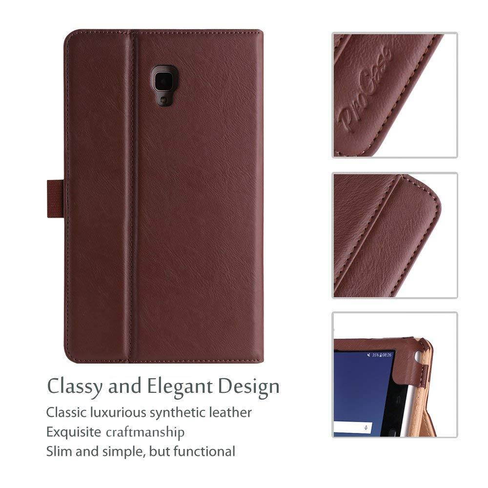 ProCase Galaxy Tab A 8.0 Case 2017 Model T380 T385 - Stand Folio Case Cover for 8.0 inch Samsung Galaxy Tab A Tablet 2017 T380 T385 -Brown