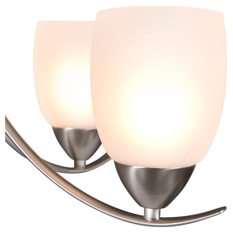 Yosemite Five Lights Chandelier Brushed Nickel