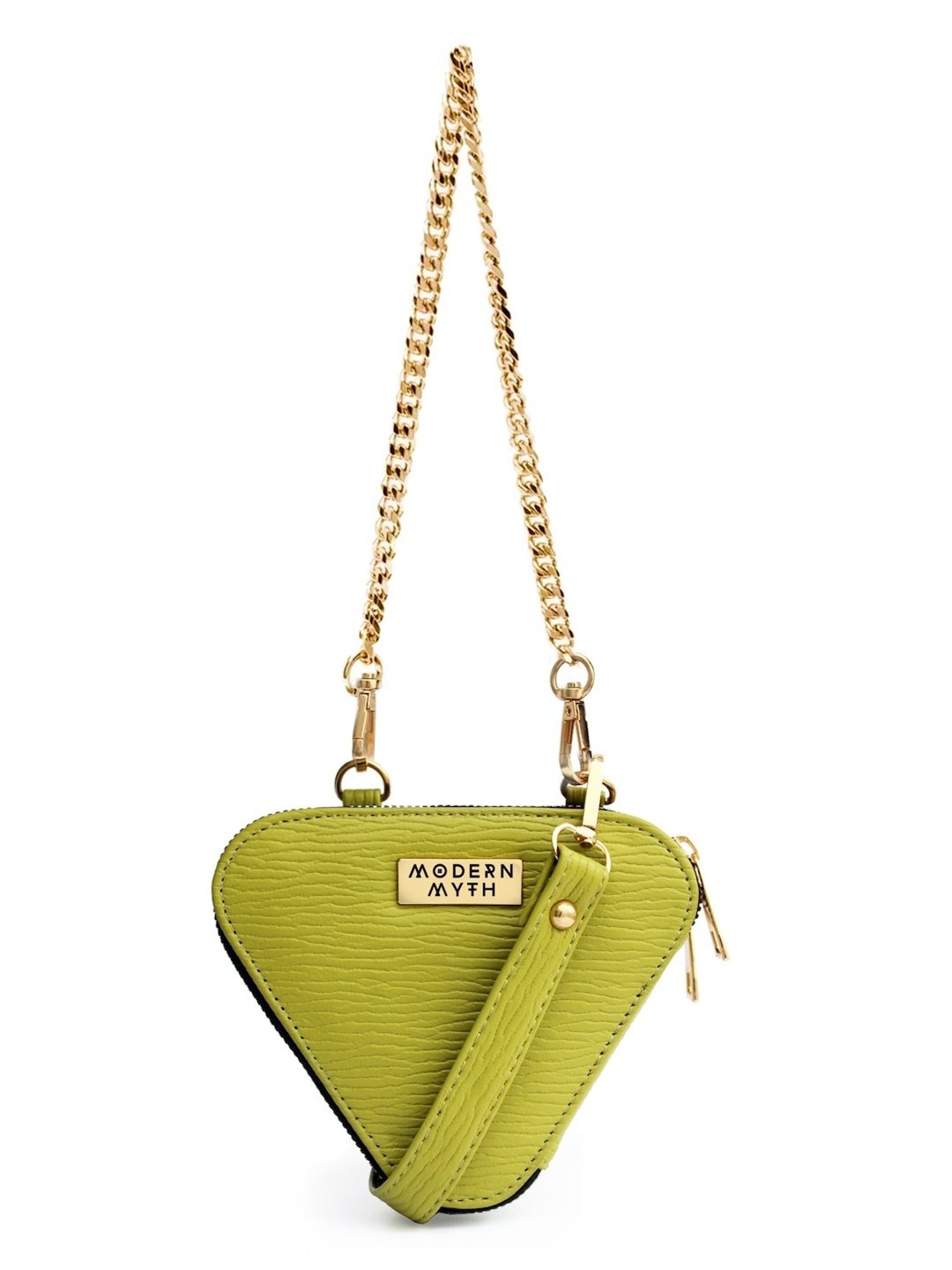Modern Myth Trio Light Olive Textured Small Mini Cross Body Bag