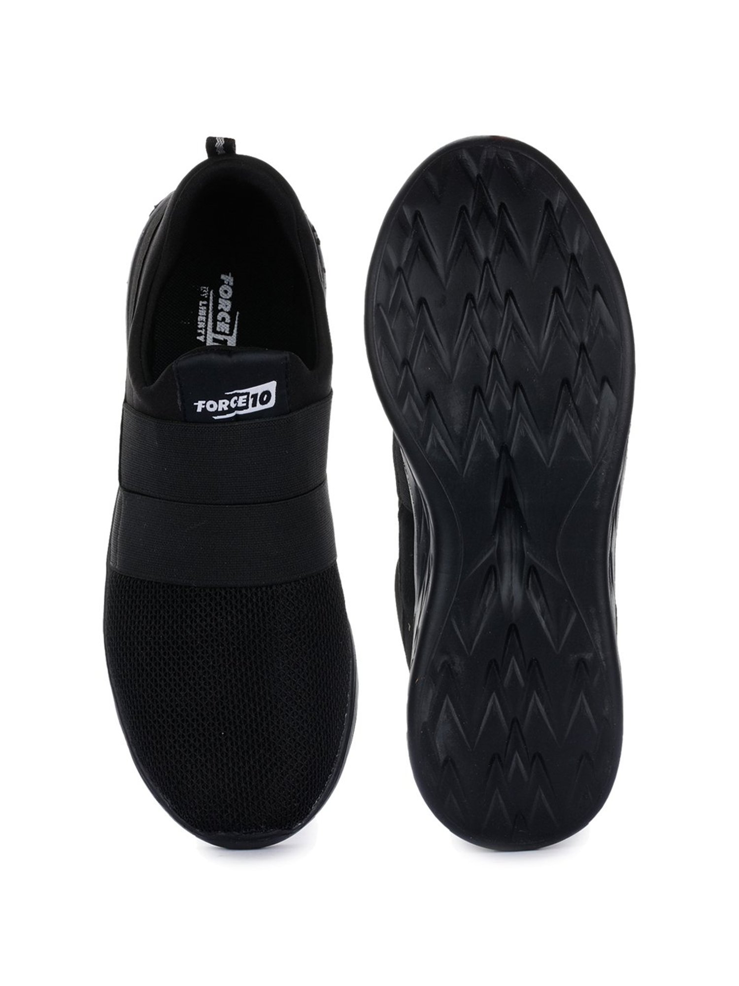 Force 10 by Liberty Men's Black Walking Shoes