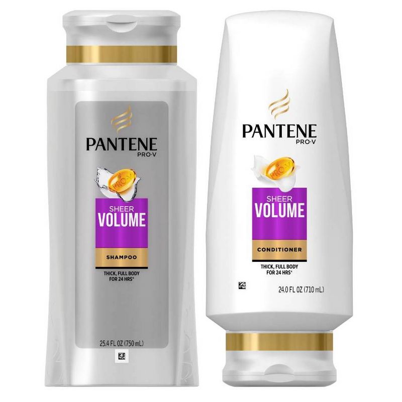 Pantene Sheer Volume Shampoo & Conditioner - 30.8 fl oz