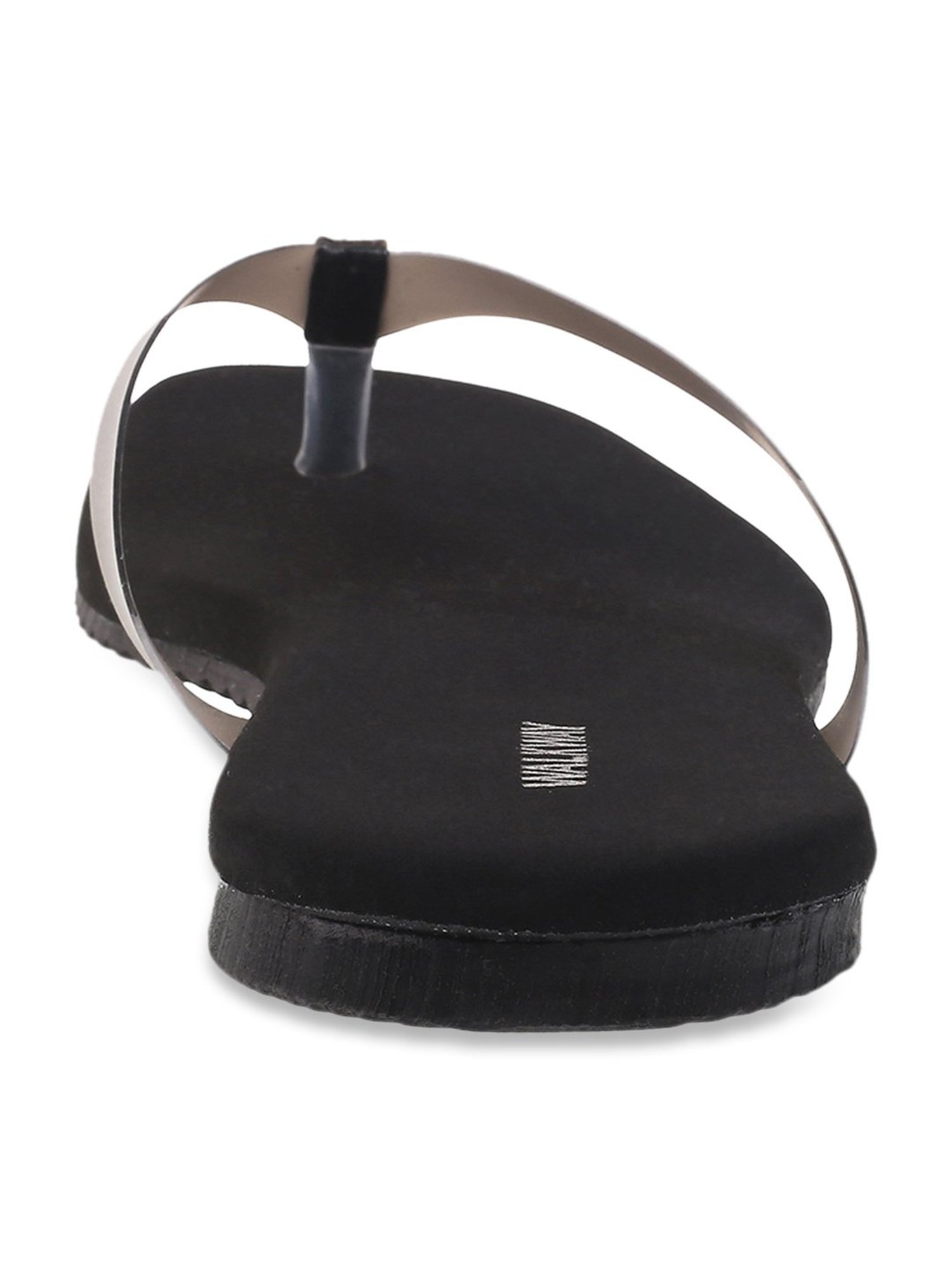 Walkway Women's Black Thong Sandals