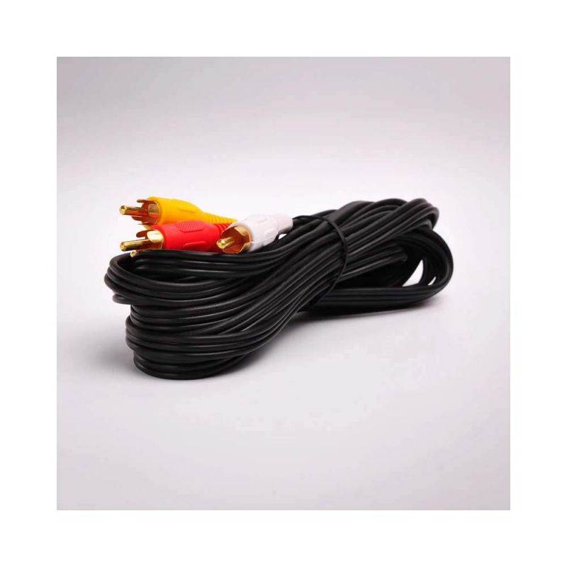 FireFold Composite Cable RCA Audio/Video Cable Gold Plated - Audio Video RCA Stereo Cable 6ft