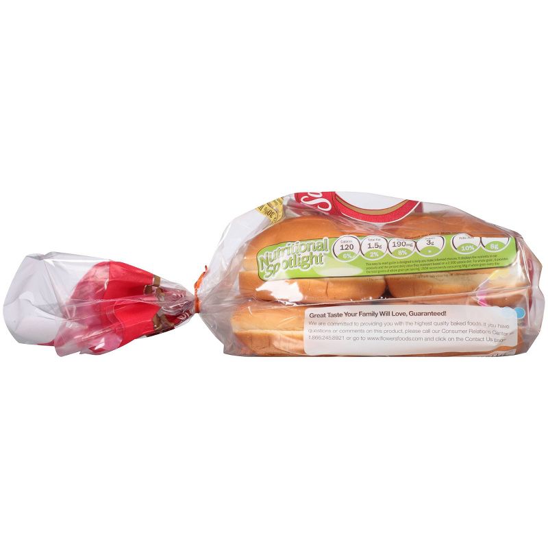 Sara Lee Whole Grain White Hamburger Buns - 12oz/8ct