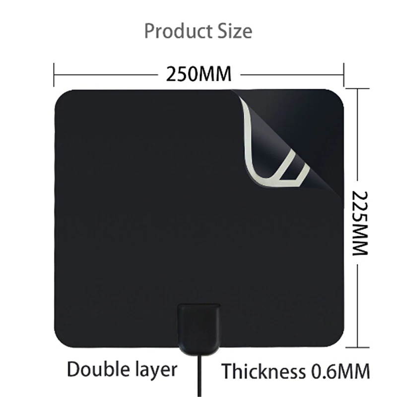 Indoor Digital TV Antenna with Signal Amplifier Booster TV Radius Antena TV Surf Antennas  TV view TDT Cable TV Fox Antenna