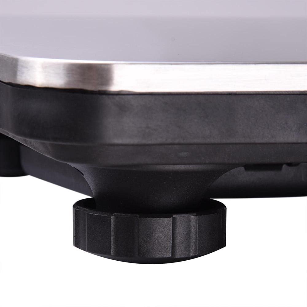 660lbs LCD AC Digital Floor Bench Scale Postal Platform Shipping 300KG Weigh