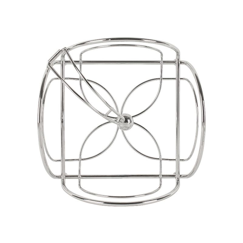 Spectrum Flower Flat Napkin Holder Steel - Chrome