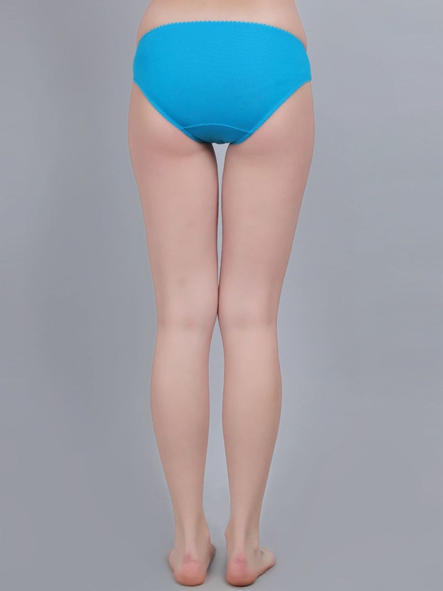 mod & shy Blue Cotton Bikini Panty