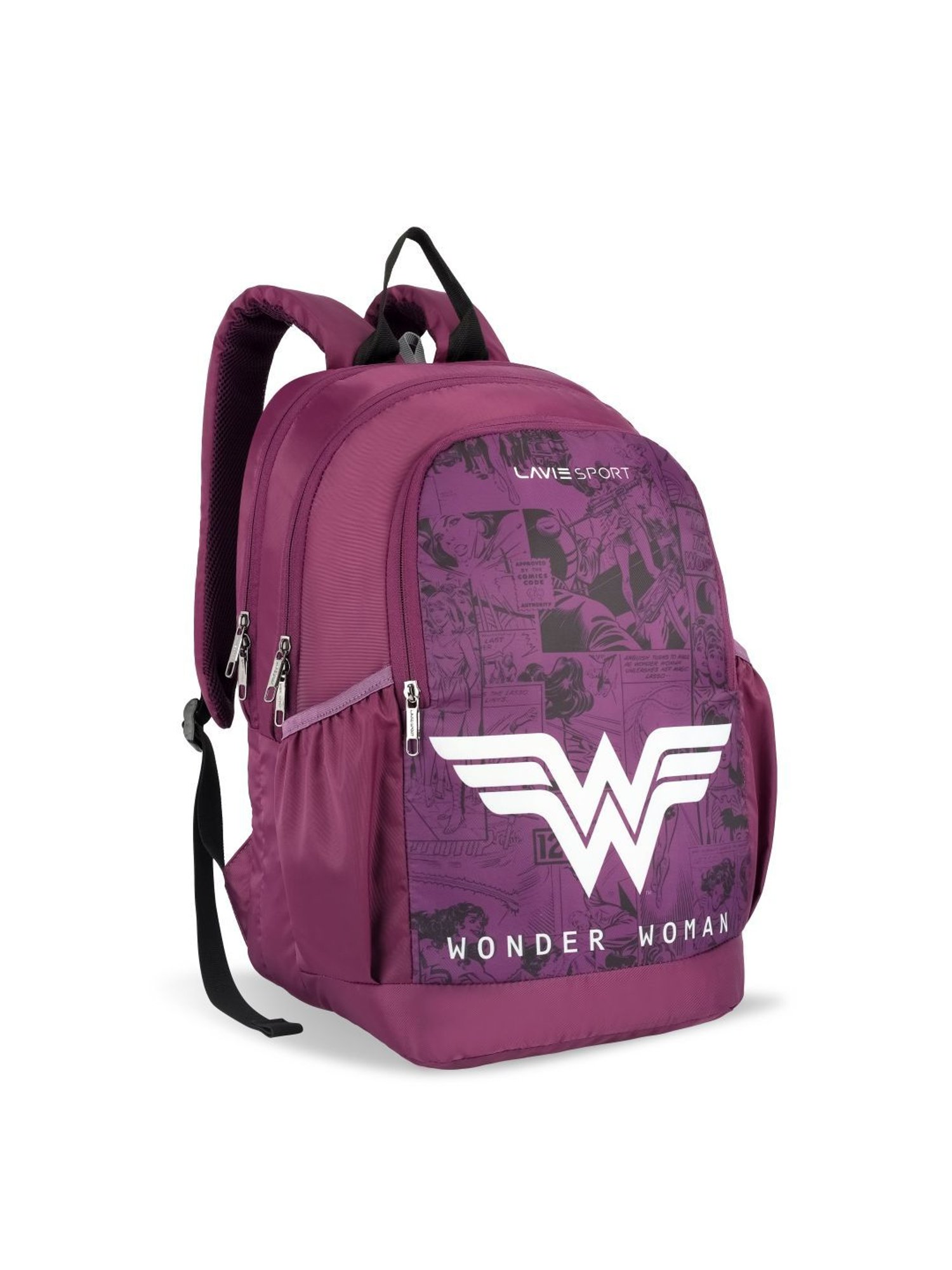 LAVIE SPORT Maroon Printed Laptop Backpack