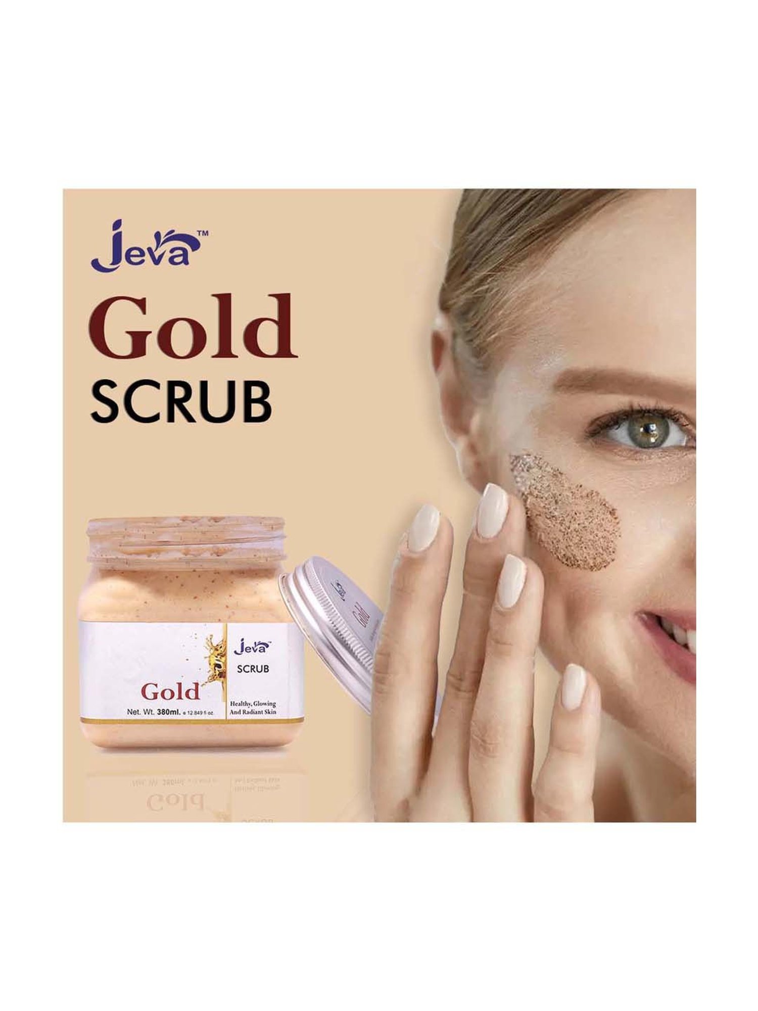 Gold Scrub for Healthy, glowing & Radiant Skin - 380 ml