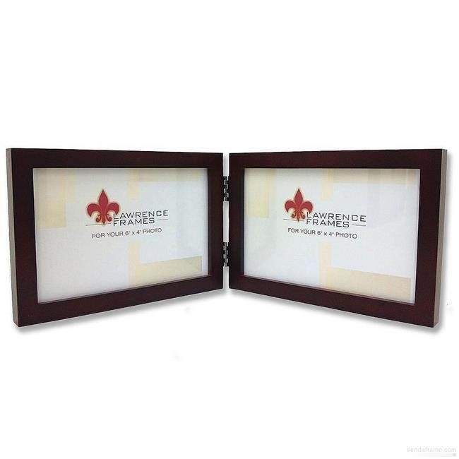 Lawrence Frames 755964D 6 x 4 Double Espresso Wood Frame
