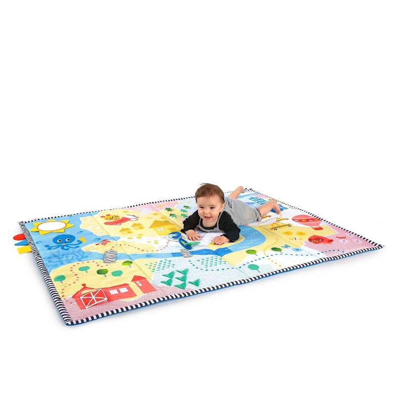 Baby Einstein Sea & City Sensory Playscape Plush Activity Mat