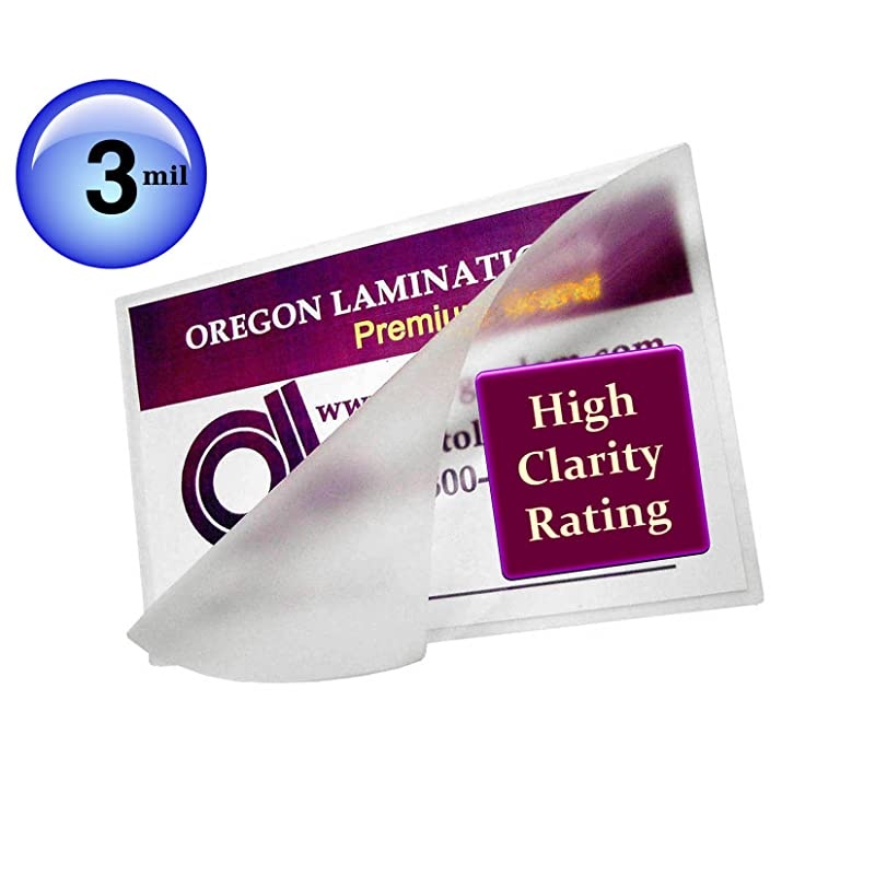 Menu Size Hot Laminating Pouches 3 Mil (Pk of 200) 12 x 18 Clear Glossy