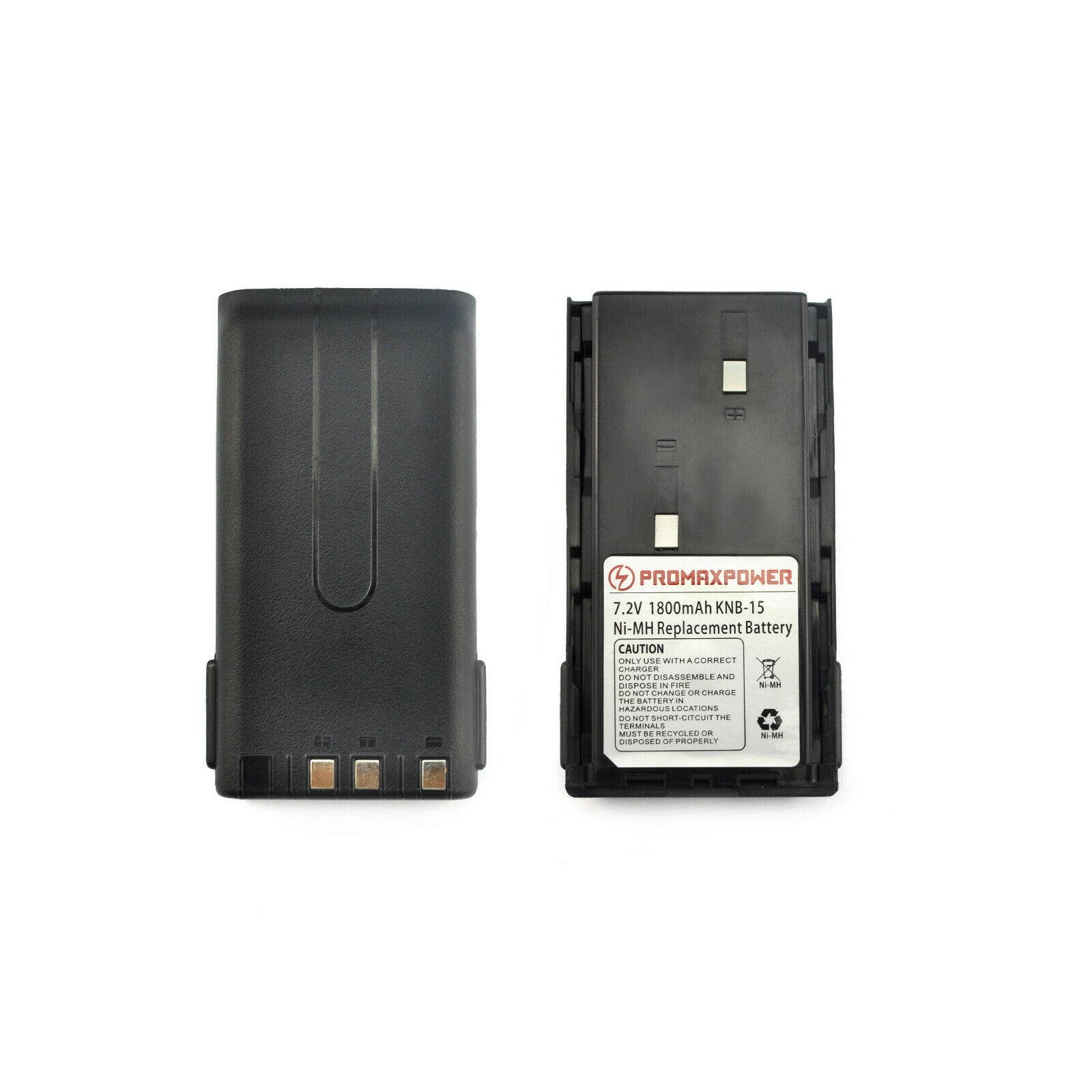 1800mAh Battery for Kenwood 2-Way Radios KNB-14 KNB-15 TK-270 TK-3102 TK-3107