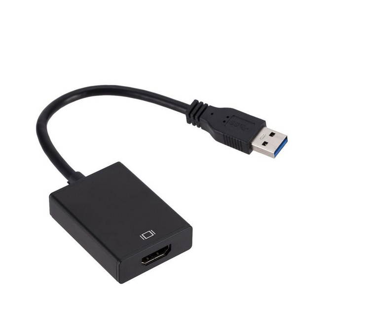 KINGZONE Drive free-USB 3.0 To HDMI Audio Video Adaptor Converter Cable For Windows 7/8/10 PC 1080P