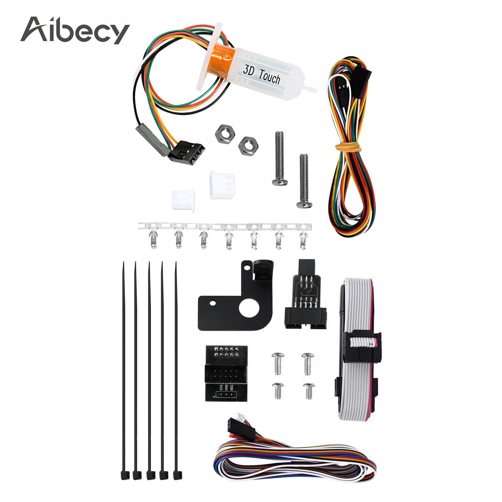 Aibecy 3DTouch Auto Bed Leveling Sensor Kit High Precision Compatible with Creality Ender-3/3S/V2 Ultimaker 2 Anycubic Mega Kossel Wanhao i3 3D Printer
