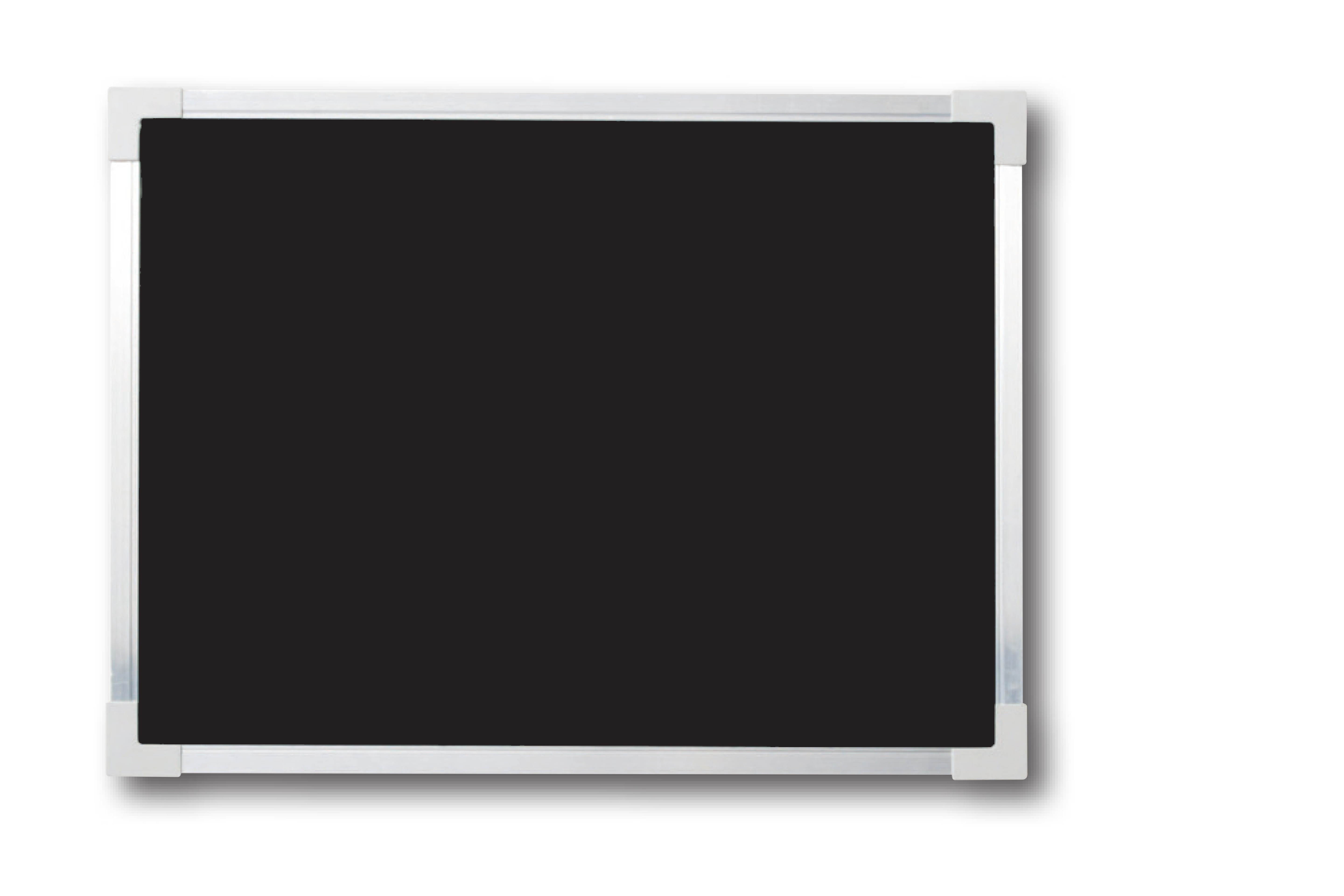 Flipside Products 36" x 48" Black Aluminum Framed Chalkboard for Classroom, Office and Home