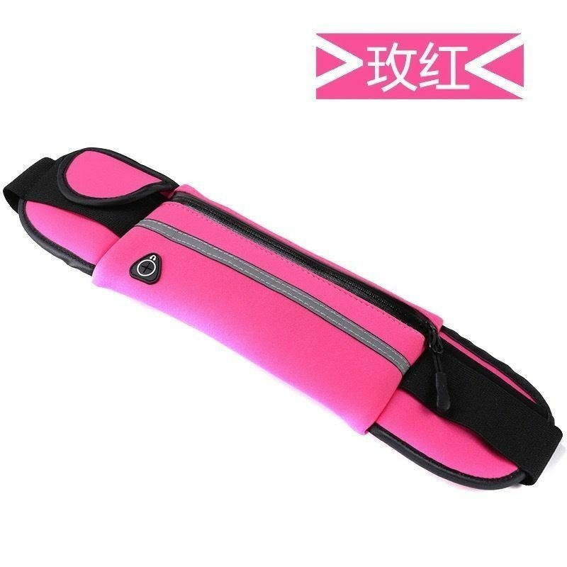 Waterproof Sport Runner Waist Bum Bag Running Jogging Belt Pouch Zip Fanny Pack