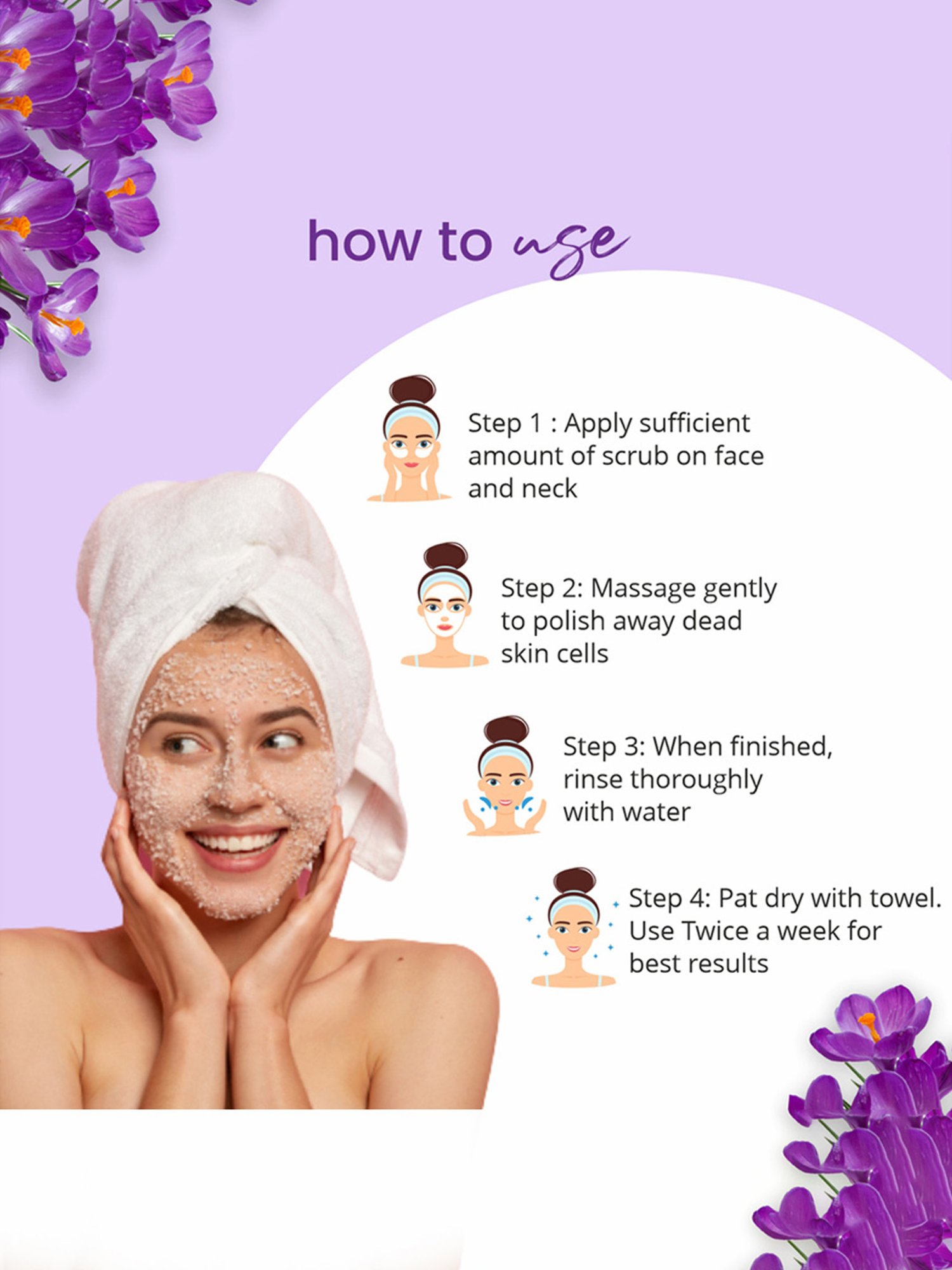 Globus Naturals Ayurvedic Kumkumadi Face Scrub - 100 gm