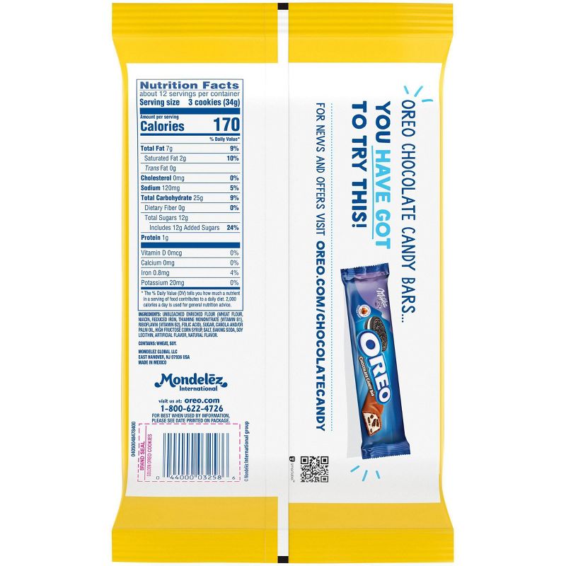 Oreo Golden Sandwich Cookies - 14.3oz