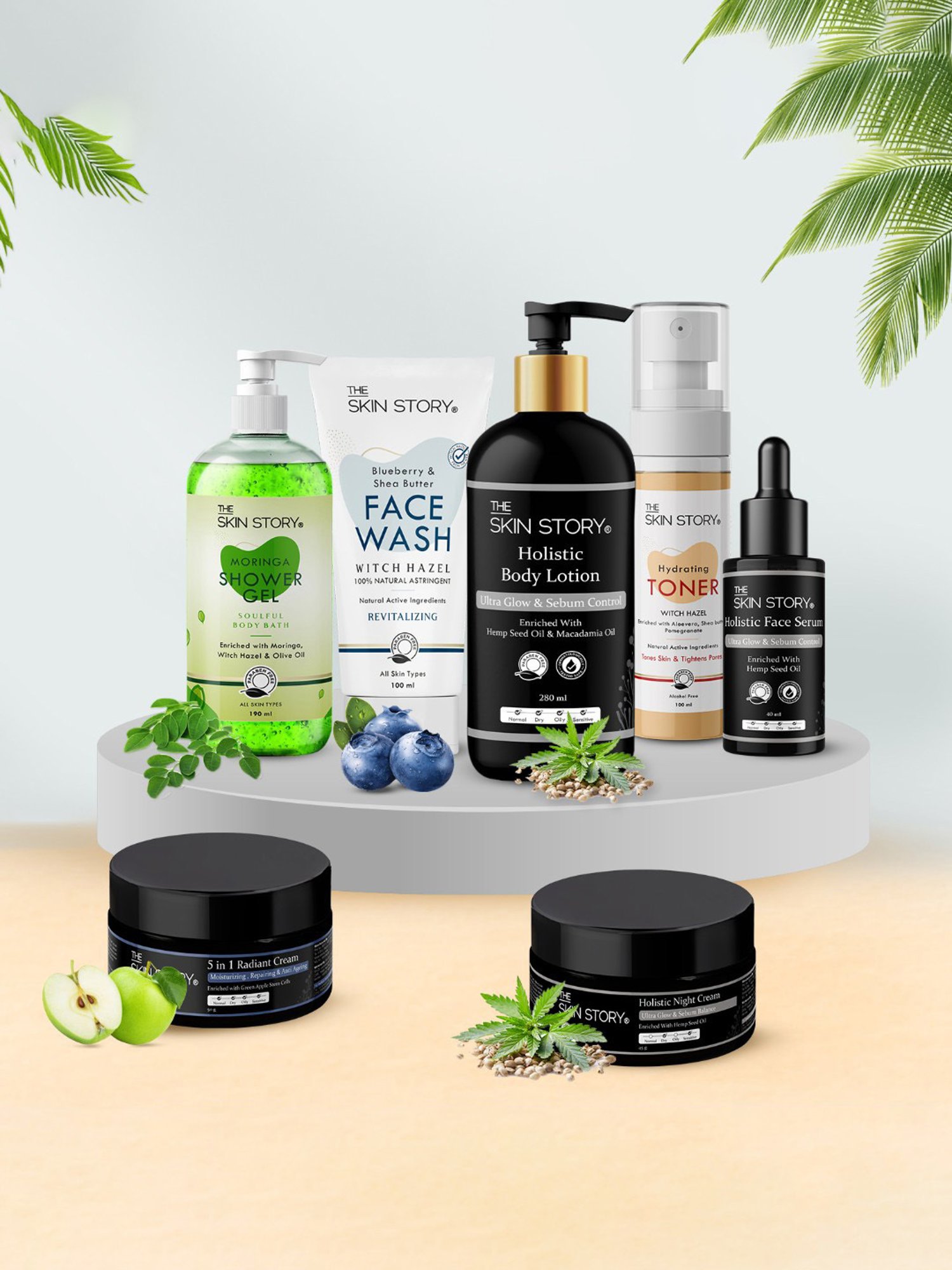 The Skin Story Hemp Seed Oil Holistic Night Cream - 45 gm