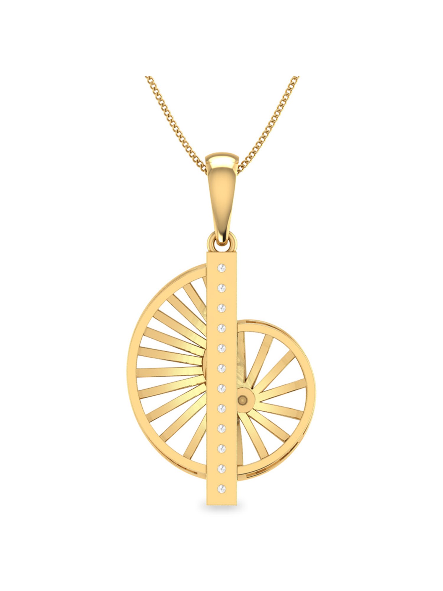 PC Jeweller Devine 18k Gold Pendant without Chain for Women