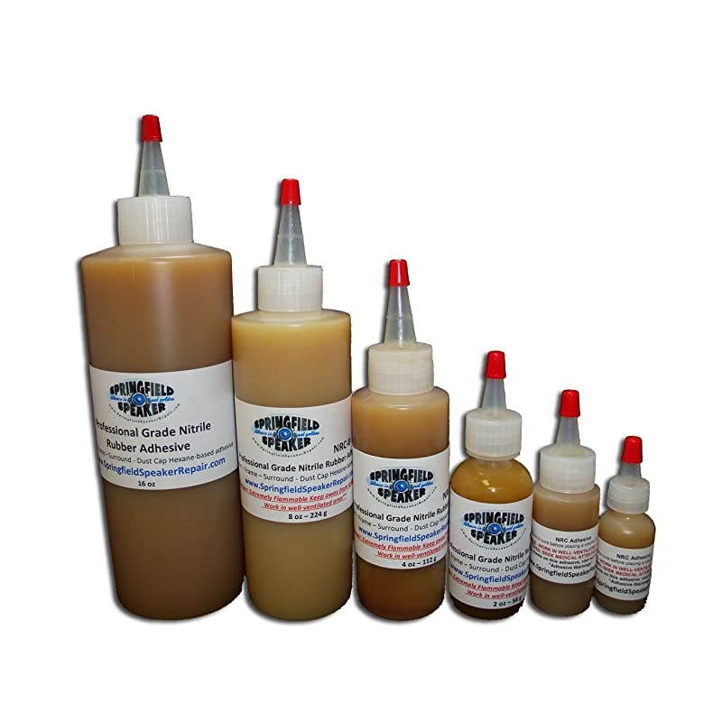 HeavyDuty Nitrile Rubber Speaker Repair Adhesive Glue 12 oz