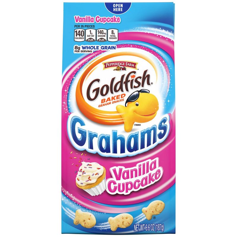 Pepperidge Farm Goldfish Vanilla Cupcake Grahams Snacks - 6.6oz
