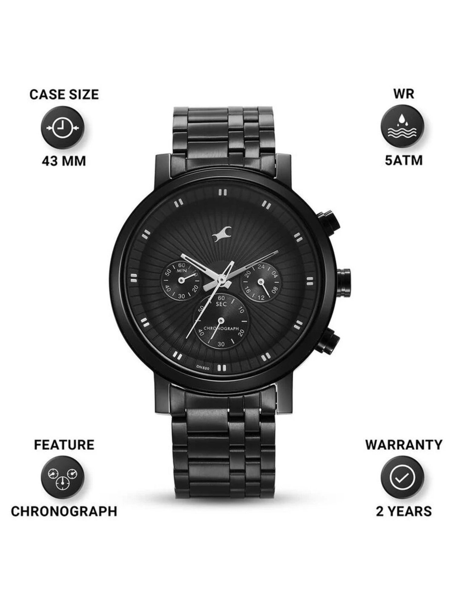 Fastrack Kronos NS3287NM02 Analog Watch for Men