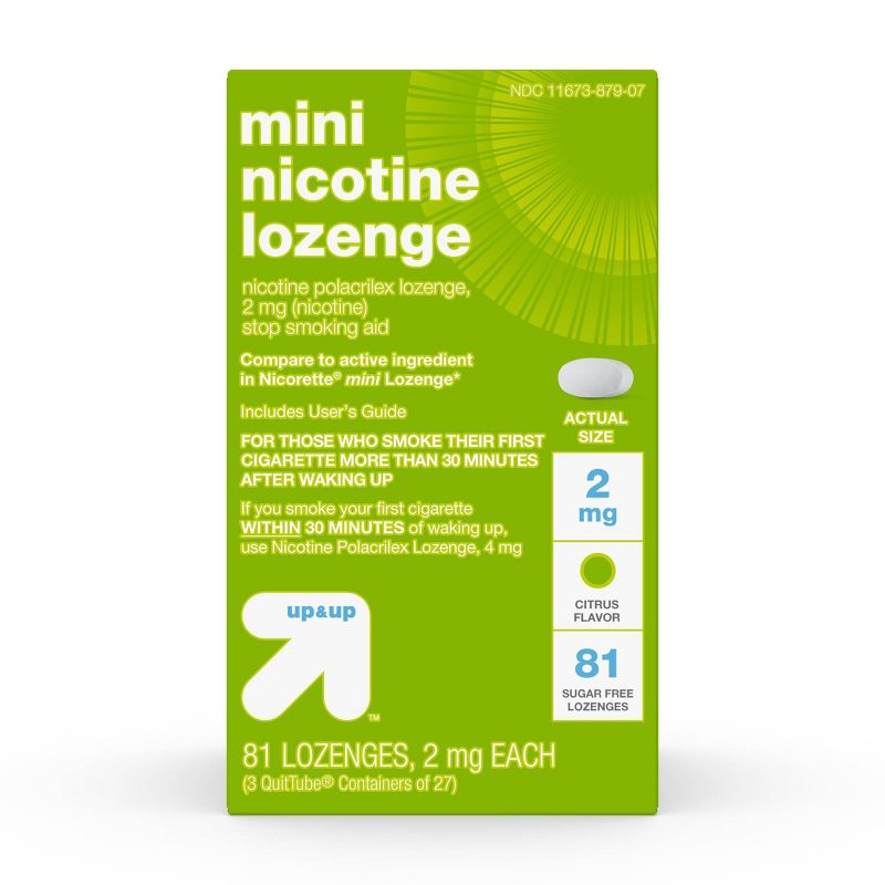 Nicotine 2mg Mini Lozenge - Citrus - 81ct - up & up™