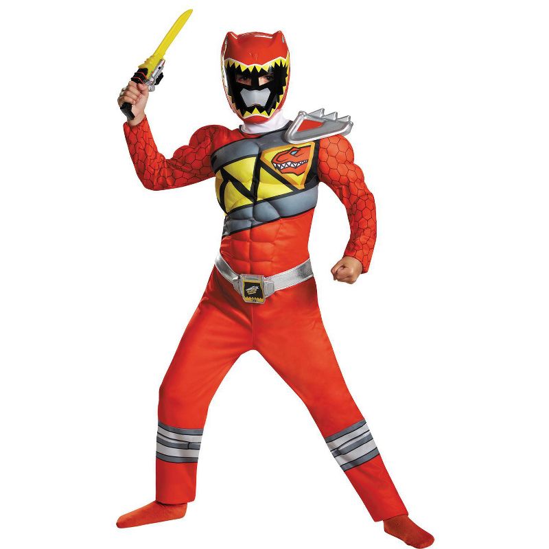 Kids' Power Rangers Red Ranger Dino Halloween Costume 7-8
