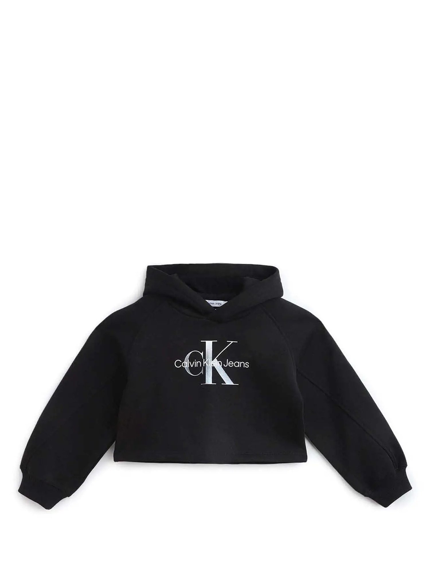 Calvin Klein Jeans Kids Black Logo Print Hoodie