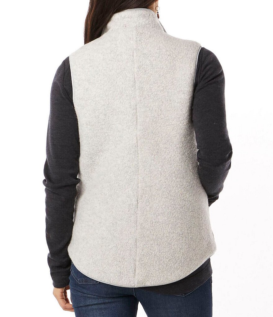 SmartWool Anchor Line Reversible Stand Collar Sherpa Vest