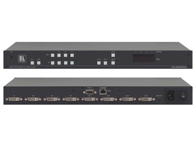 Kramer VS-44HDCP 4x4 HDCP Compliant DVI Matrix Switcher w/7-Yr Warranty