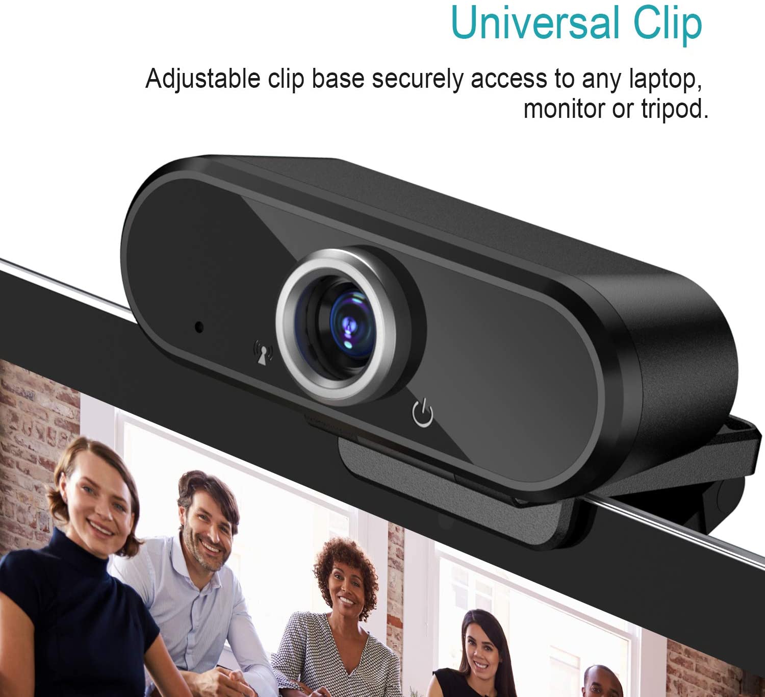 Webcam with Microphone, 1080P Full HD Webcam Streaming Computer Web Camera for Video Calling Conferencing Recording, USB Webcams for PC Laptop Desktop