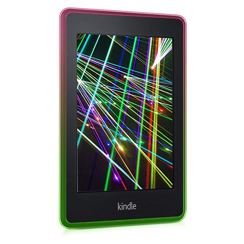 Case Compatible with  Kindle Paperwhite - TPU Silicone eBook Cover - (for 2017 and Older) Magnolias Light Pink/White/Transparent