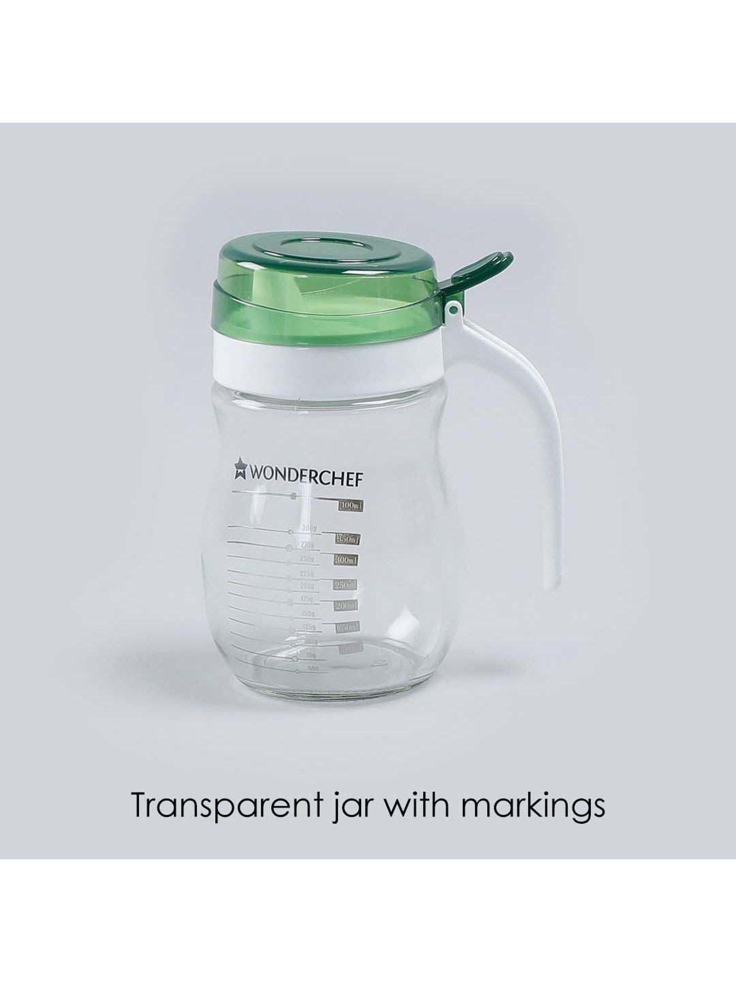 COLE & MASON White & Beige Ceramic Pourer - Set of 1